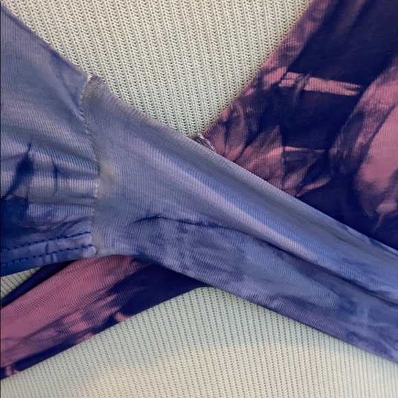 Charmosa Tye Die Wrap Bikini Top - Picture 7 of 8